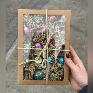 Anthropologie, set of 20, Vintage-inspired Christmas ornaments - multiple colors